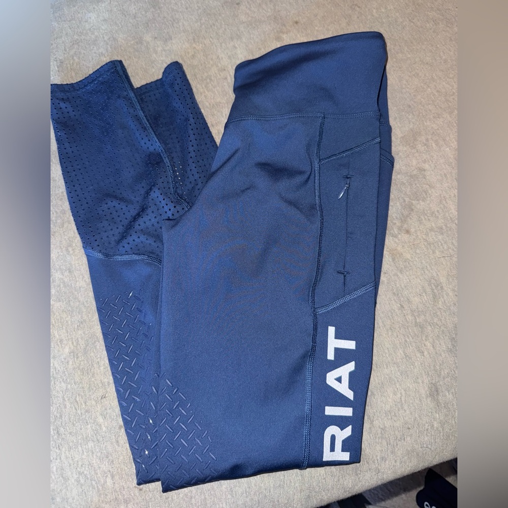 Ariat Ariat-tek blue equestrian leggings size Medium